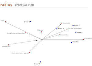 perceptual map brand ideal without area indicates points practices correctly maps drive using